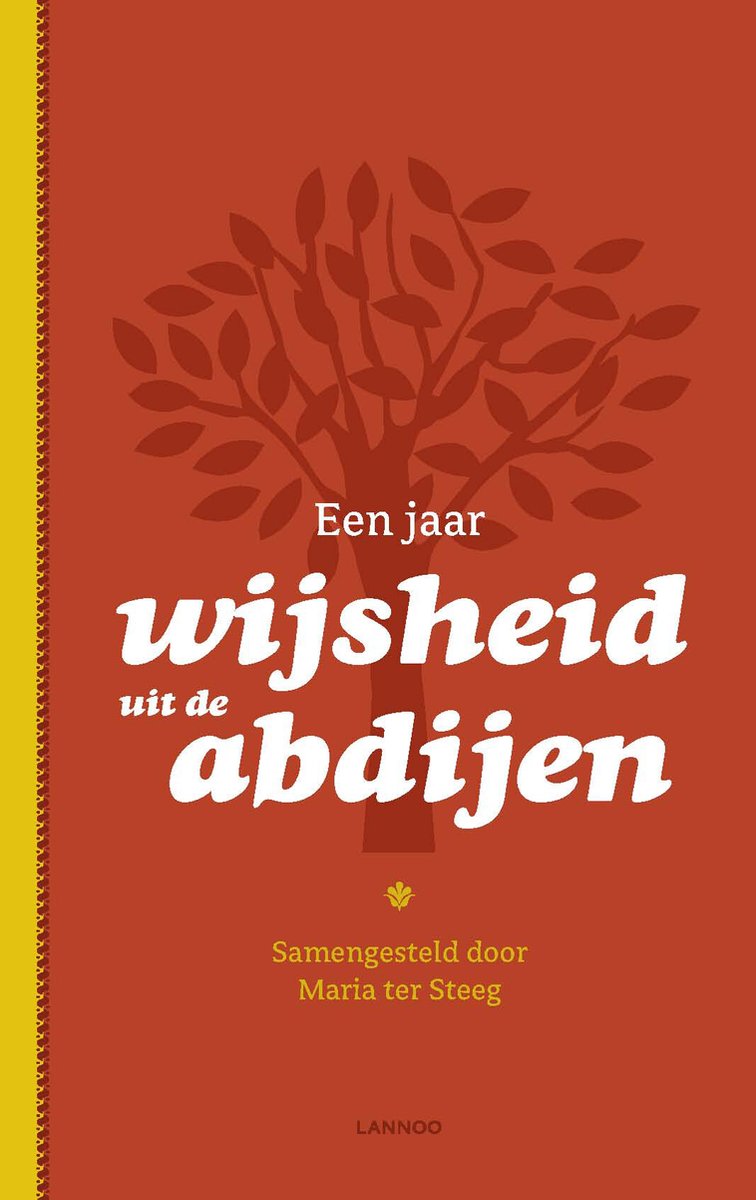 Omslag van Een jaar wijsheid uit de abdijen door Maria ter Steeg, tweedehands boek bij Boekhandel Bloks
