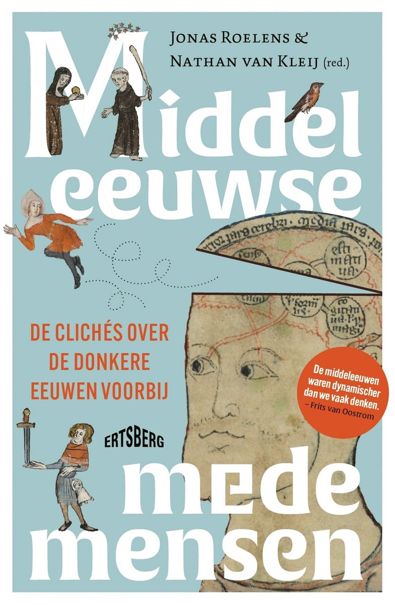 Omslag van Middeleeuwse medemensen door Jonas Roelens, tweedehands boek bij Boekhandel Bloks
