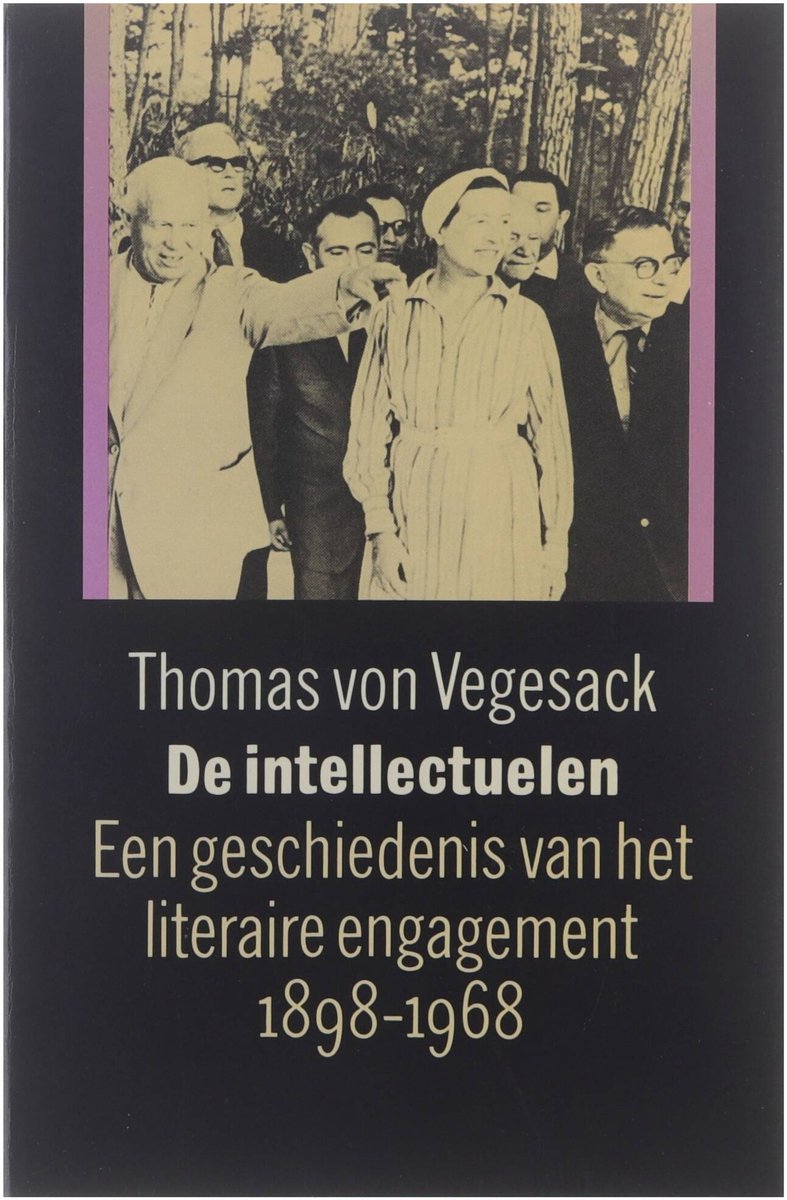 Omslag van De intellectuelen door Thomas von Vegesack, tweedehands boek bij Boekhandel Bloks