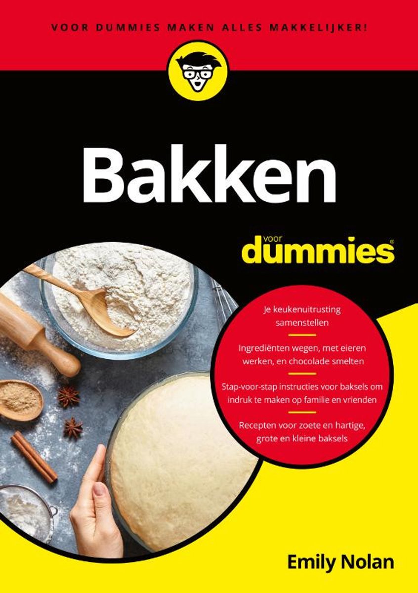 Omslag van Voor Dummies - Bakken voor Dummies door Emily Nolan, tweedehands boek bij Boekhandel Bloks