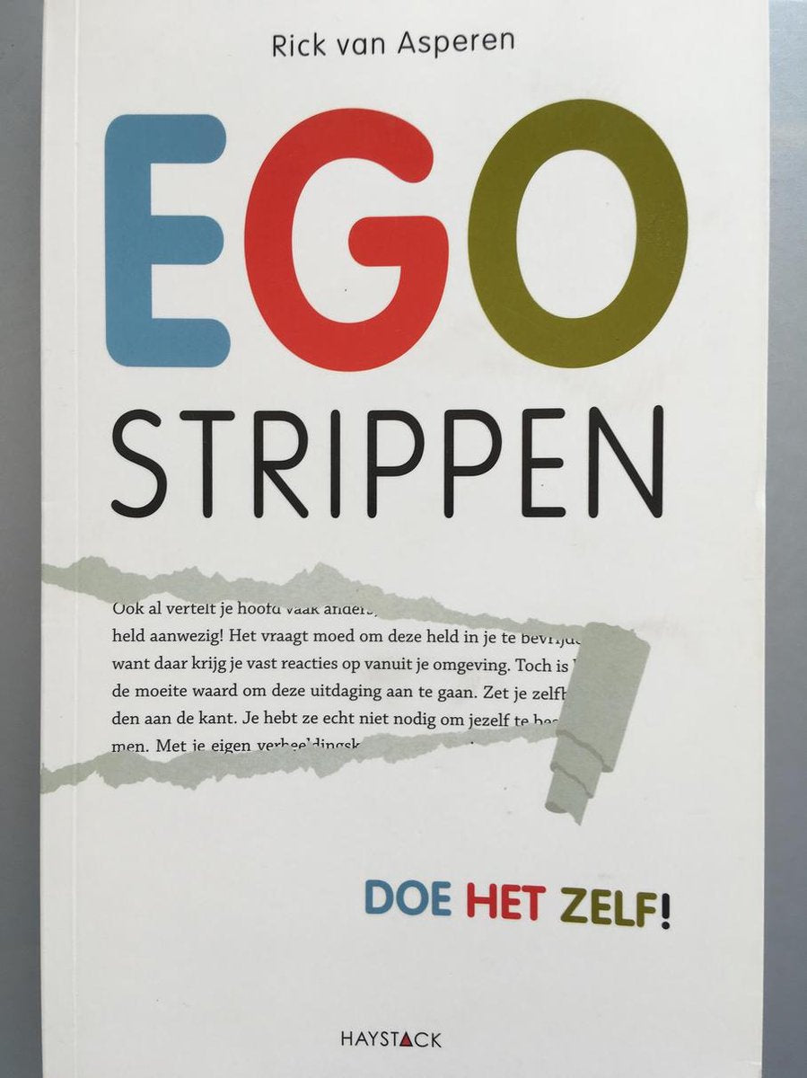 Omslag van egostrippen door Rick van Asperen, tweedehands boek bij Boekhandel Bloks