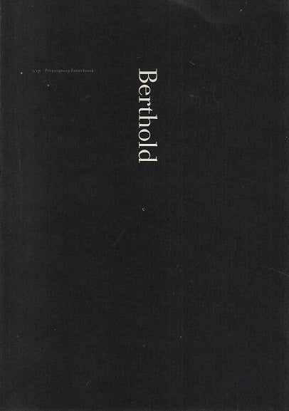 Omslag van Berthold, tweedehands boek bij Boekhandel Bloks