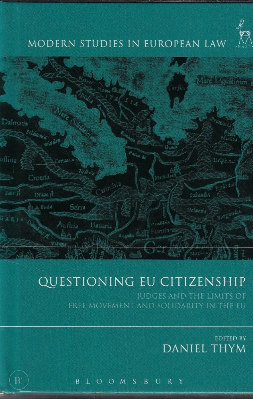 Omslag van QUESTIONING EU CITIZENSHIP door Thym Daniel, tweedehands boek bij Boekhandel Bloks