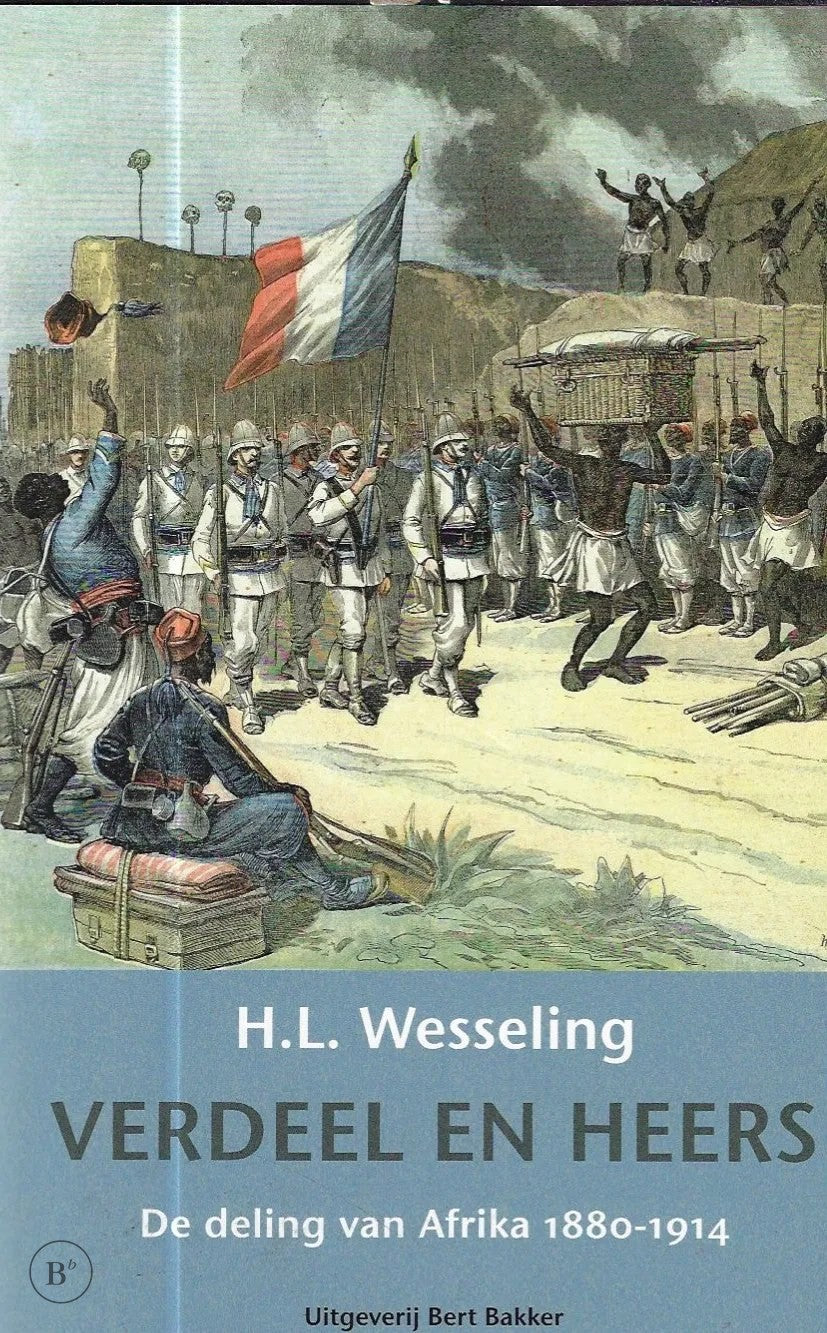 Omslag van Verdeel en heers door H.L. Wesseling, tweedehands boek bij Boekhandel Bloks