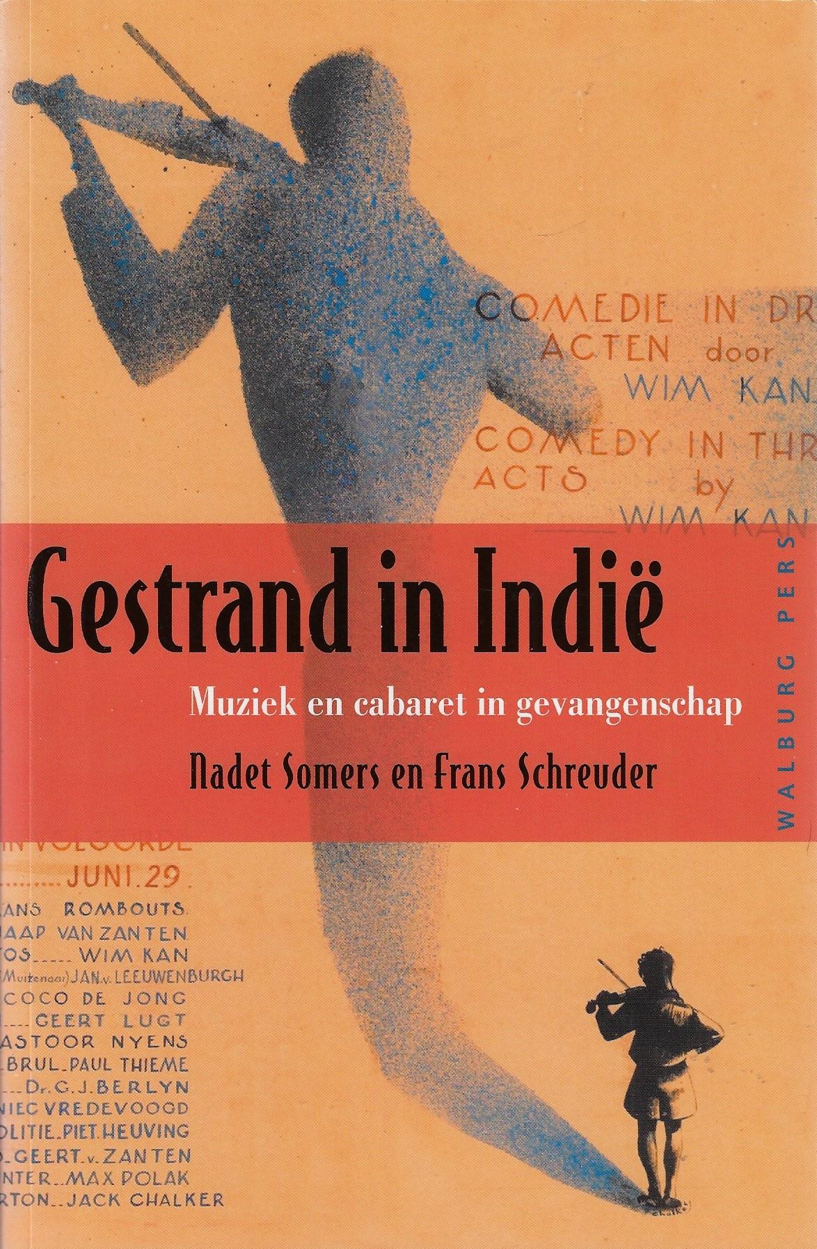 Omslag van Gestrand in Indië / muziek en cabaret in gevangenschap, tweedehands boek bij Boekhandel Bloks