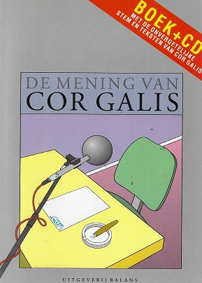 Omslag van De mening van Cor Galis, tweedehands boek bij Boekhandel Bloks
