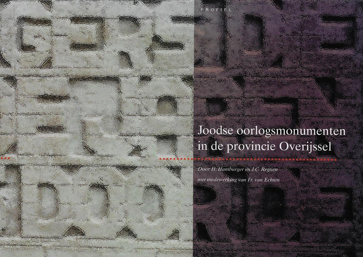 Omslag van Joodse oorlogsmonumenten in de provincie Overijssel, tweedehands boek bij Boekhandel Bloks