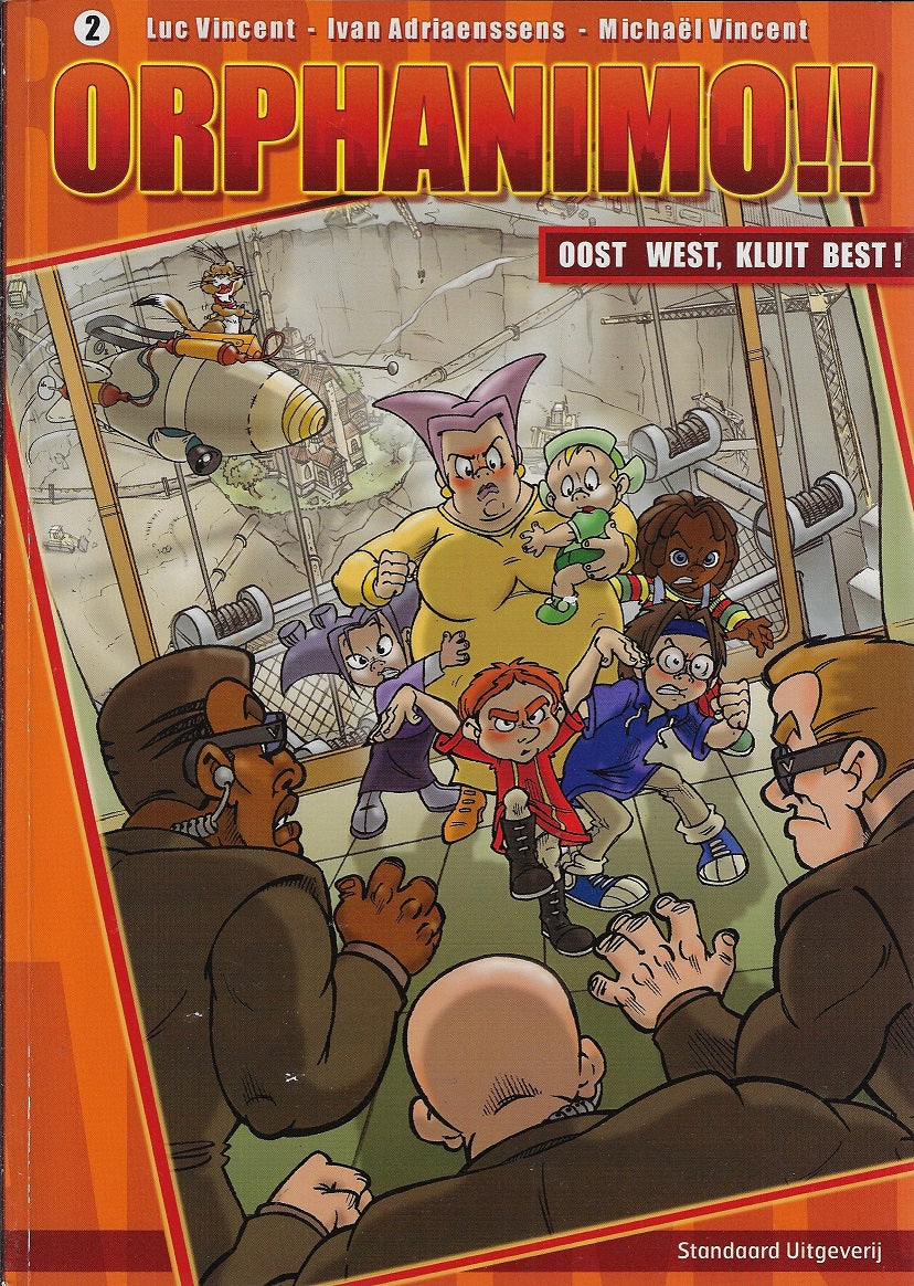 Omslag van Orphanimo / 6 delen compleet met originele tekeningen, tweedehands boek bij Boekhandel Bloks