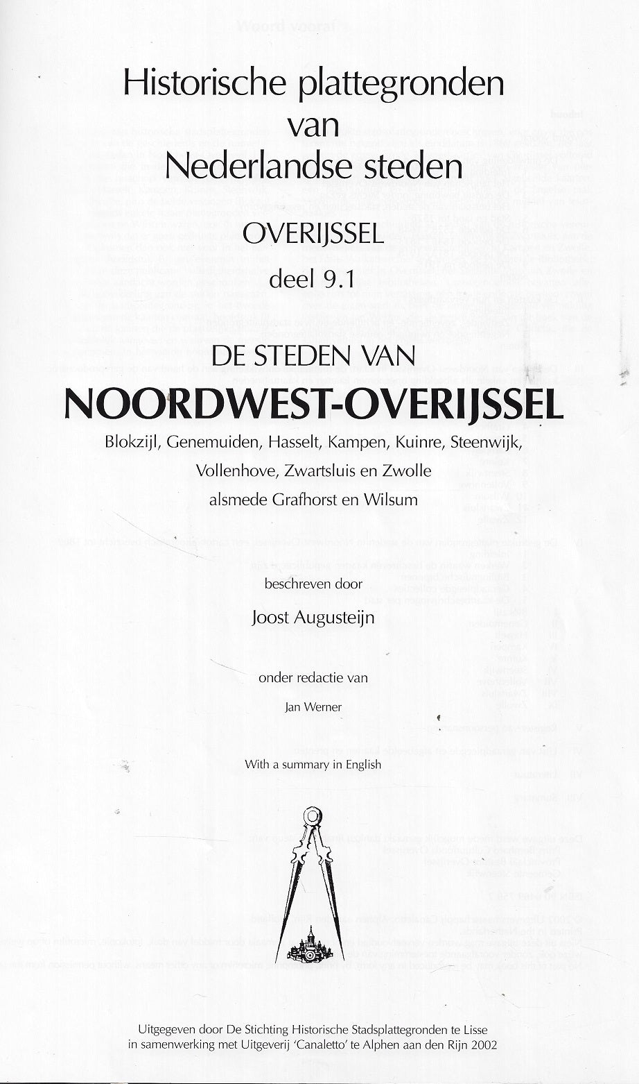 Omslag van 9.1 én 9.2 Overijssel (Noord-west Overijssel/ Deventer, de steden van Twente), tweedehands boek bij Boekhandel Bloks