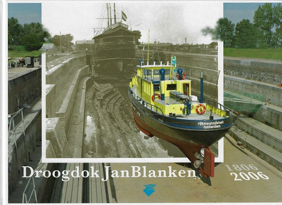 Omslag van Droogdok Jan Blanken door Marinus Klein, tweedehands boek bij Boekhandel Bloks