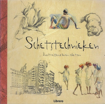 Omslag van Schetstechnieken, tweedehands boek bij Boekhandel Bloks
