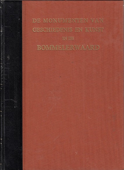 Omslag van De monumenten van Bommelerwaard, tweedehands boek bij Boekhandel Bloks