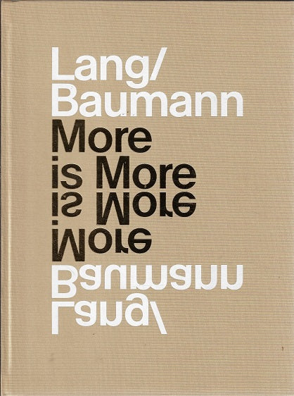 Omslag van More is More, tweedehands boek bij Boekhandel Bloks