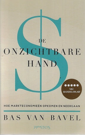 Omslag van De onzichtbare hand door Bas van, tweedehands boek bij Boekhandel Bloks
