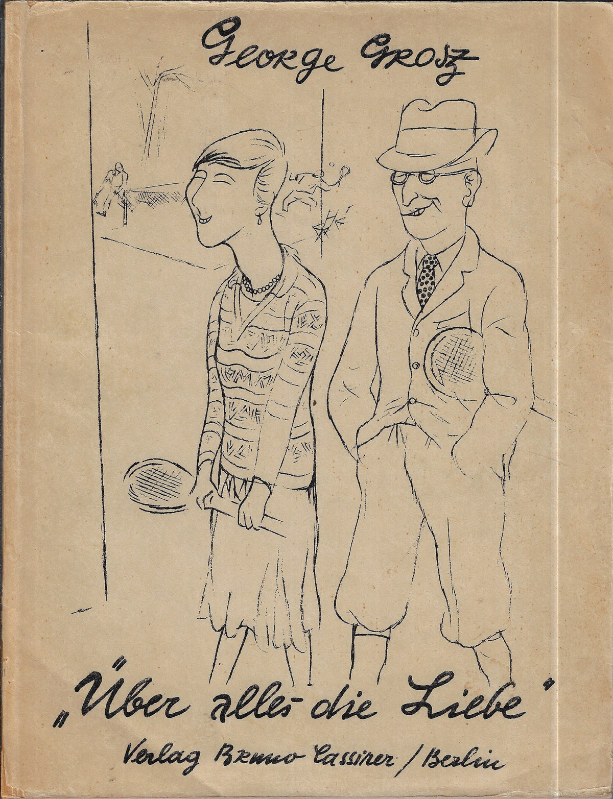 Omslag van George Grosz - Über alles die Liebe, tweedehands boek bij Boekhandel Bloks