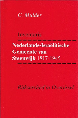 Omslag van Nederlands-Israelitische Gemeente van Steenwijk 1817-1945, tweedehands boek bij Boekhandel Bloks
