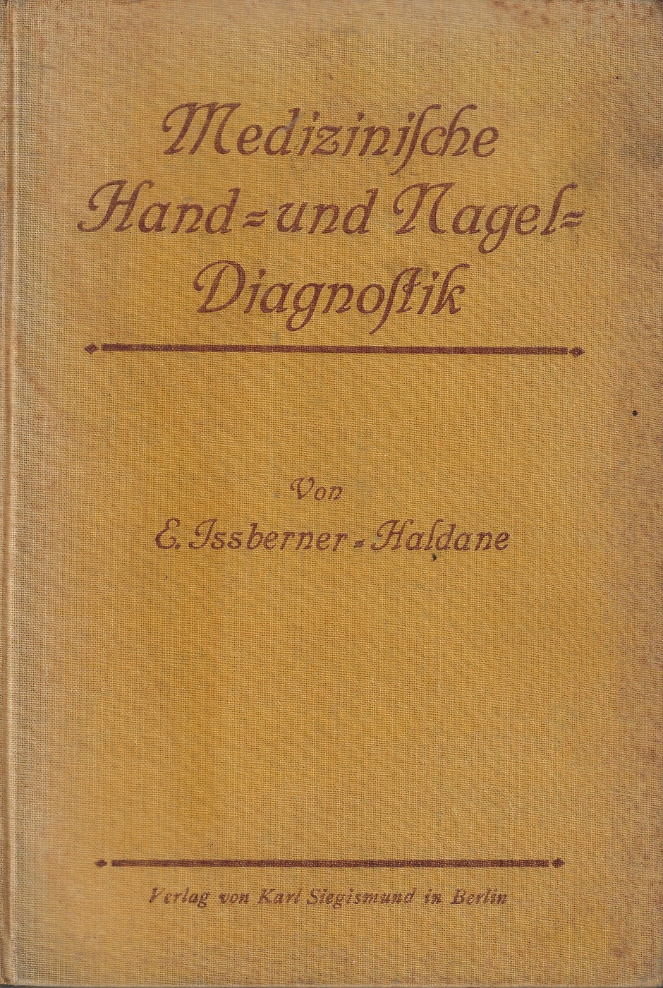 Omslag van Die medizinische Hand- und Nageldiagnostik, tweedehands boek bij Boekhandel Bloks