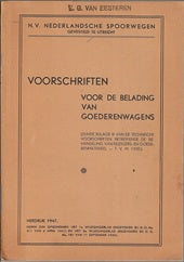 Omslag van Voorschriften voor de belading van goederenwagens, tweedehands boek bij Boekhandel Bloks