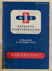 Omslag van Beperkte dienstregeling, tweedehands boek bij Boekhandel Bloks