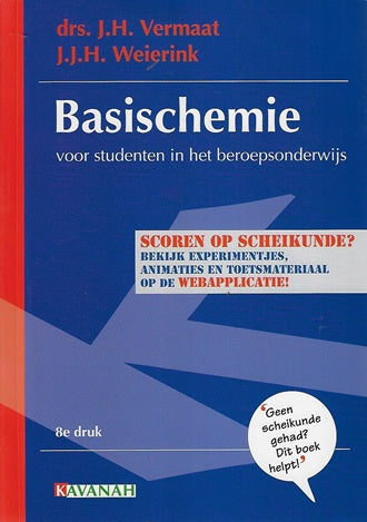 Omslag van Basischemie, tweedehands boek bij Boekhandel Bloks