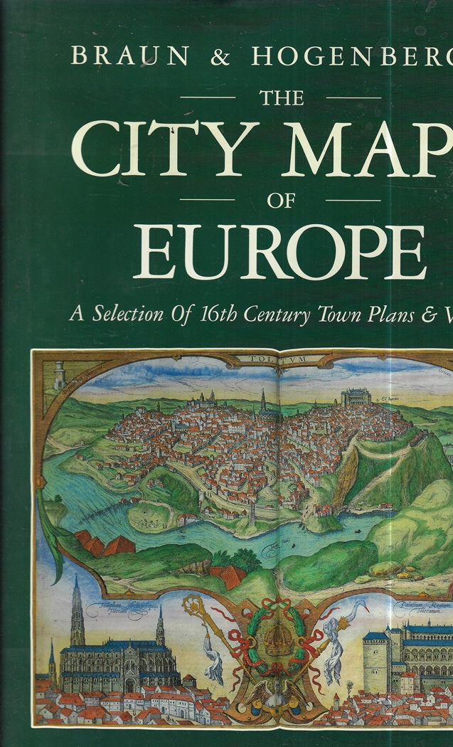 Omslag van The city maps of europe, tweedehands boek bij Boekhandel Bloks