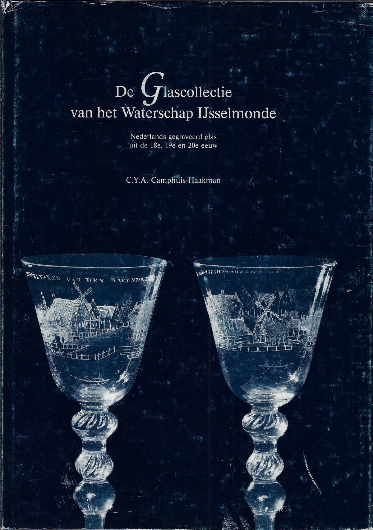 Omslag van De glascollectie van het waterschap IJsselmonde, tweedehands boek bij Boekhandel Bloks