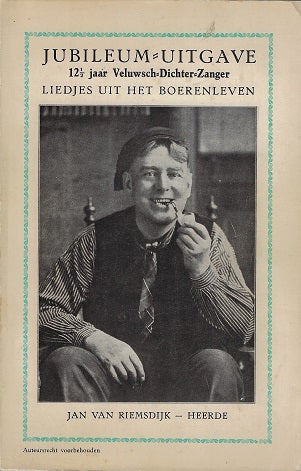 Omslag van Liedjes uit het Boerenleven door Jan van Riemsdijk, tweedehands boek bij Boekhandel Bloks