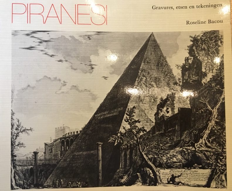 Omslag van Piranesi, gravures, etsen en tekeningen, tweedehands boek bij Boekhandel Bloks