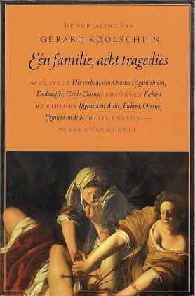 Omslag van Een familie, acht tragedies, tweedehands boek bij Boekhandel Bloks