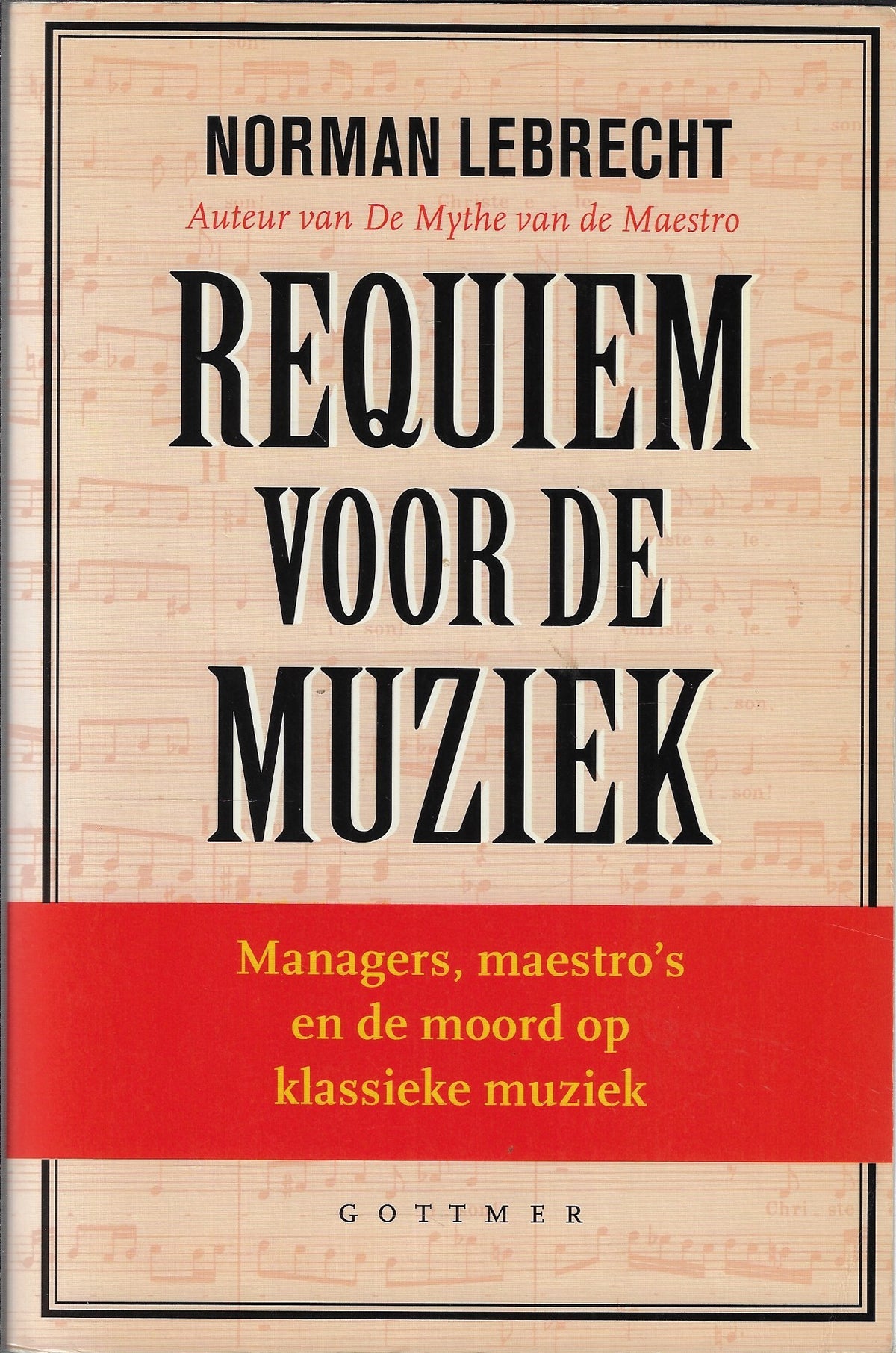 Omslag van Requiem voor de muziek, tweedehands boek bij Boekhandel Bloks