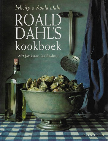 Omslag van Roald Dahl's kookboek, tweedehands boek bij Boekhandel Bloks