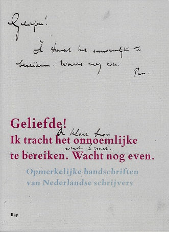 Omslag van Geliefde! Ik tracht het onnoemlijke te bereiken. Wacht nog even. door Salma Chen, tweedehands boek bij Boekhandel Bloks