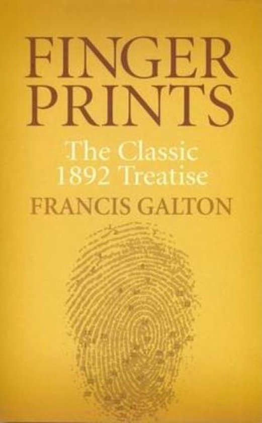 Omslag van Finger Prints / The Classic 1892 Treatise door Francis Galton, tweedehands boek bij Boekhandel Bloks