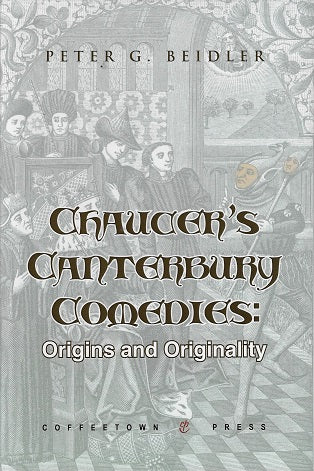 Omslag van Chaucer's Canterbury Comedies / Origins and Originality, tweedehands boek bij Boekhandel Bloks