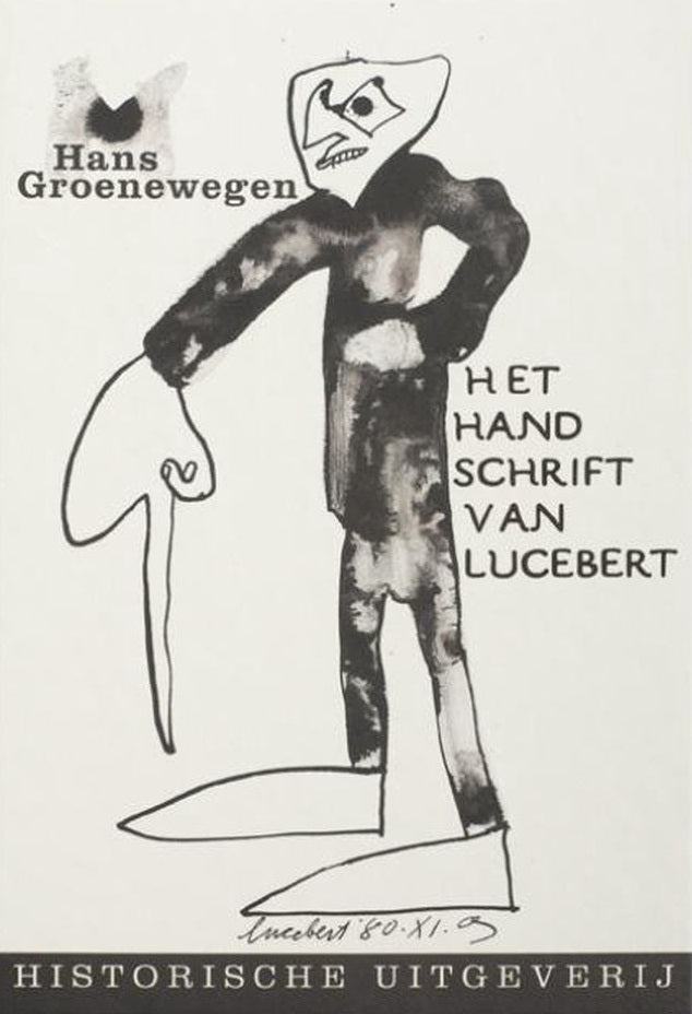 Omslag van Het handschrift van Lucebert, tweedehands boek bij Boekhandel Bloks