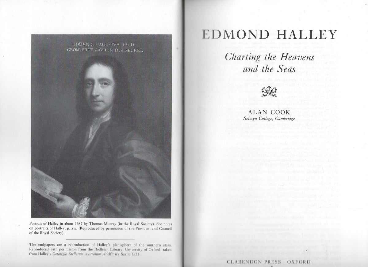 Omslag van Edmond Halley, charting the heavens and the seas, tweedehands boek bij Boekhandel Bloks
