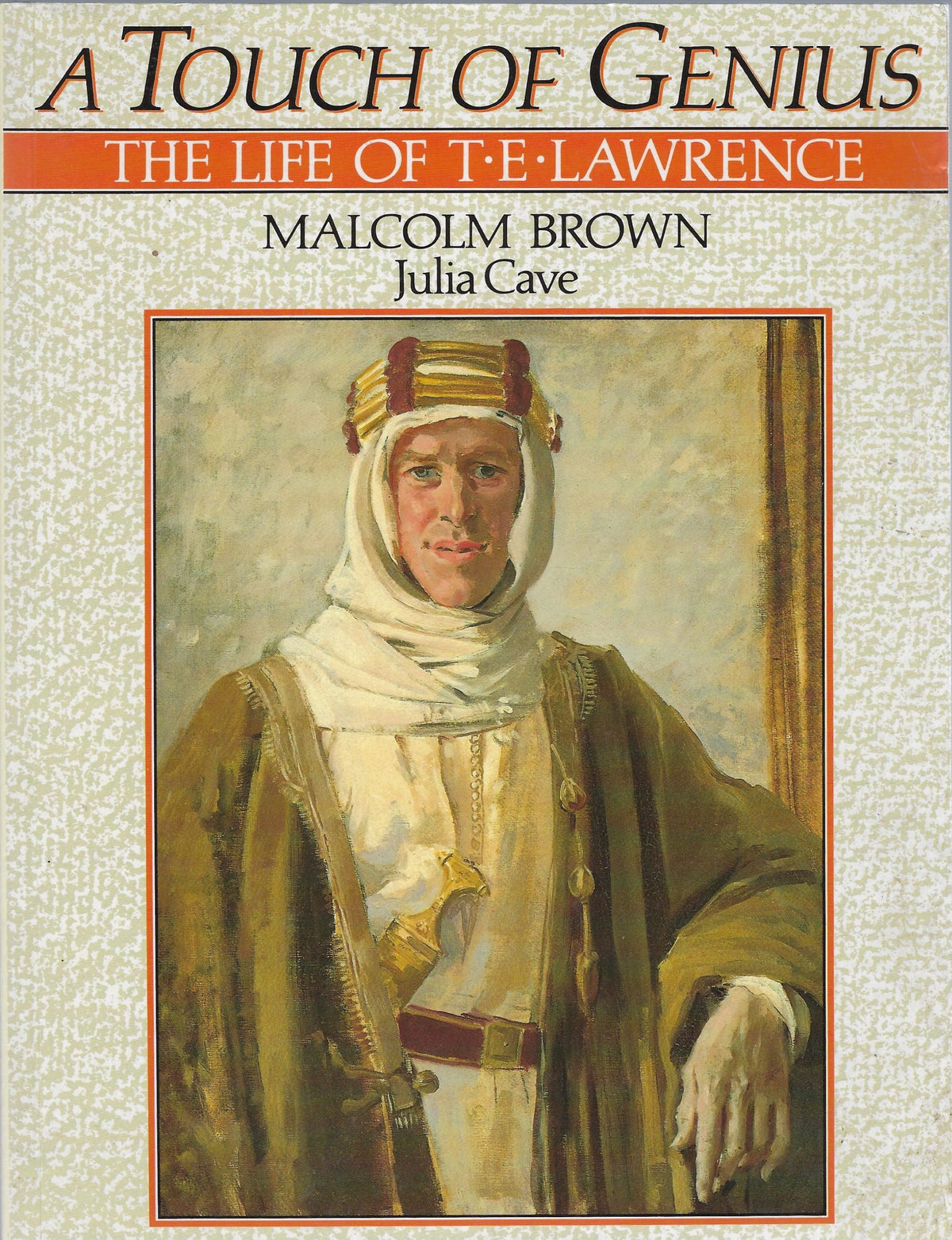 Omslag van A touch of genius, the life of T.E. Lawrence, tweedehands boek bij Boekhandel Bloks