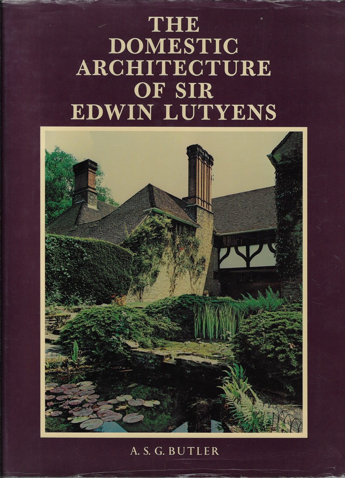 Omslag van The Domestic Architecture of Sir Edwin Lutyens, tweedehands boek bij Boekhandel Bloks