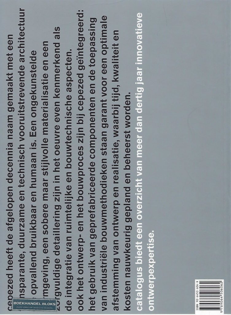 Omslag van Catalogue the work of Cepezed, tweedehands boek bij Boekhandel Bloks