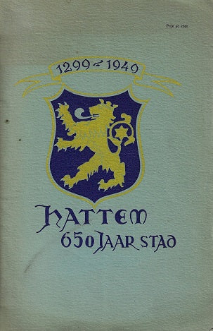 Omslag van 1299-1949 Hattem 650 jaar stad, tweedehands boek bij Boekhandel Bloks