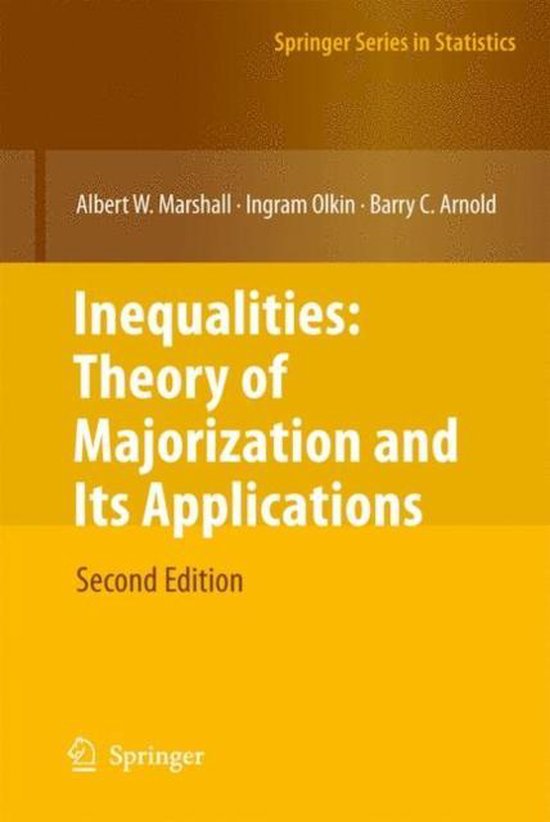 Omslag van Inequalities / Theory of Majorization And Its Applications door Albert W., tweedehands boek bij Boekhandel Bloks
