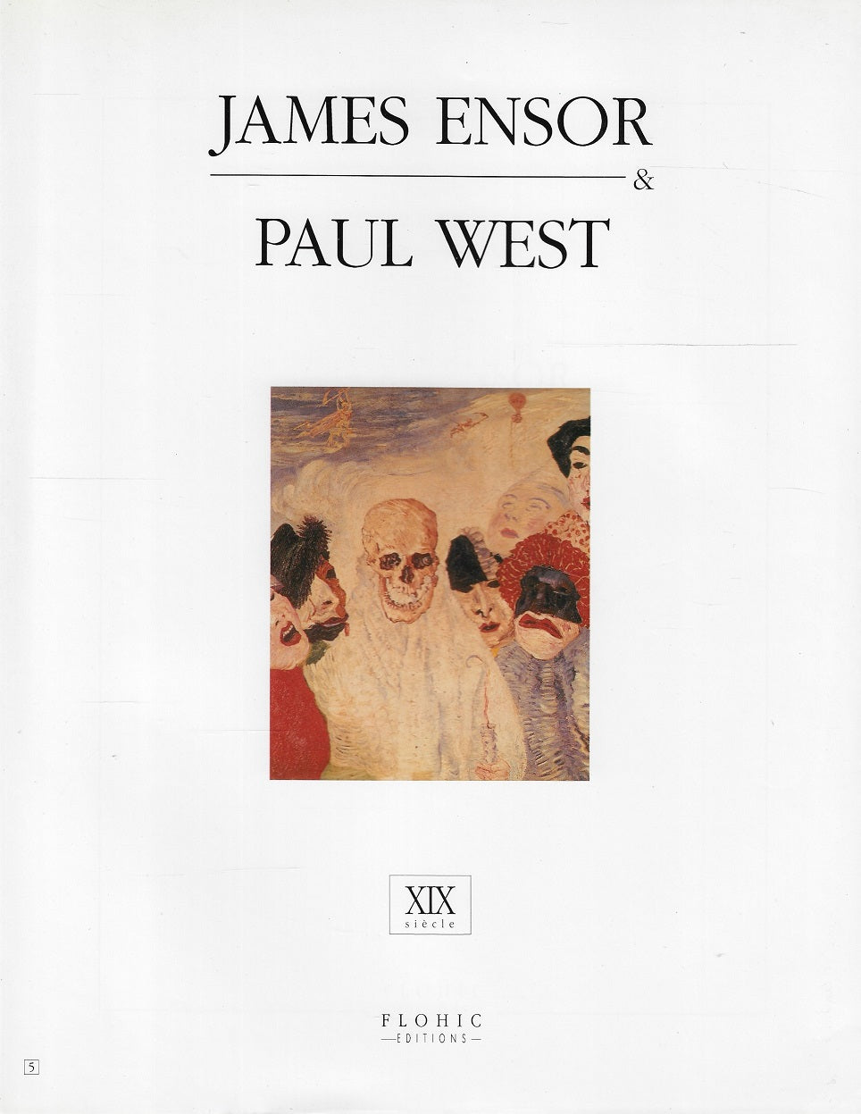 Omslag van James Ensor & Paul West, tweedehands boek bij Boekhandel Bloks