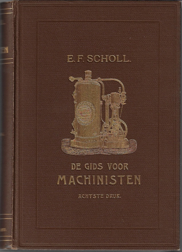 Omslag van De gids voor machinisten 1909, tweedehands boek bij Boekhandel Bloks