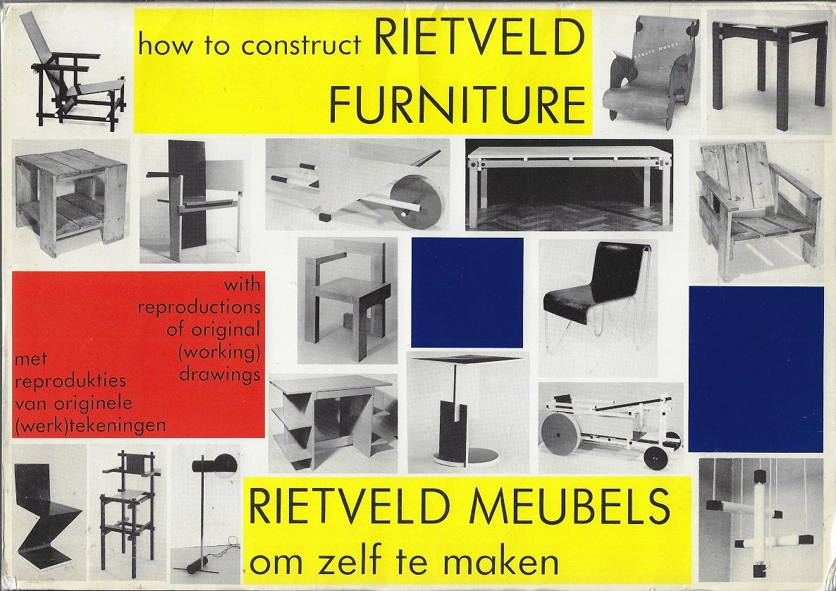 Omslag van Rietveld Meubels om zelf te maken, tweedehands boek bij Boekhandel Bloks
