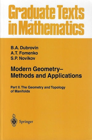 Omslag van Modern Geometry- Methods and Applications / Part II: The Geometry and Topology of Manifolds, tweedehands boek bij Boekhandel Bloks