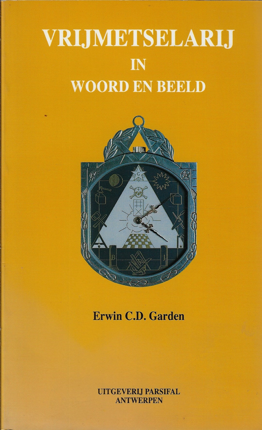 Omslag van Vrijmetselarij in woord en beeld, tweedehands boek bij Boekhandel Bloks