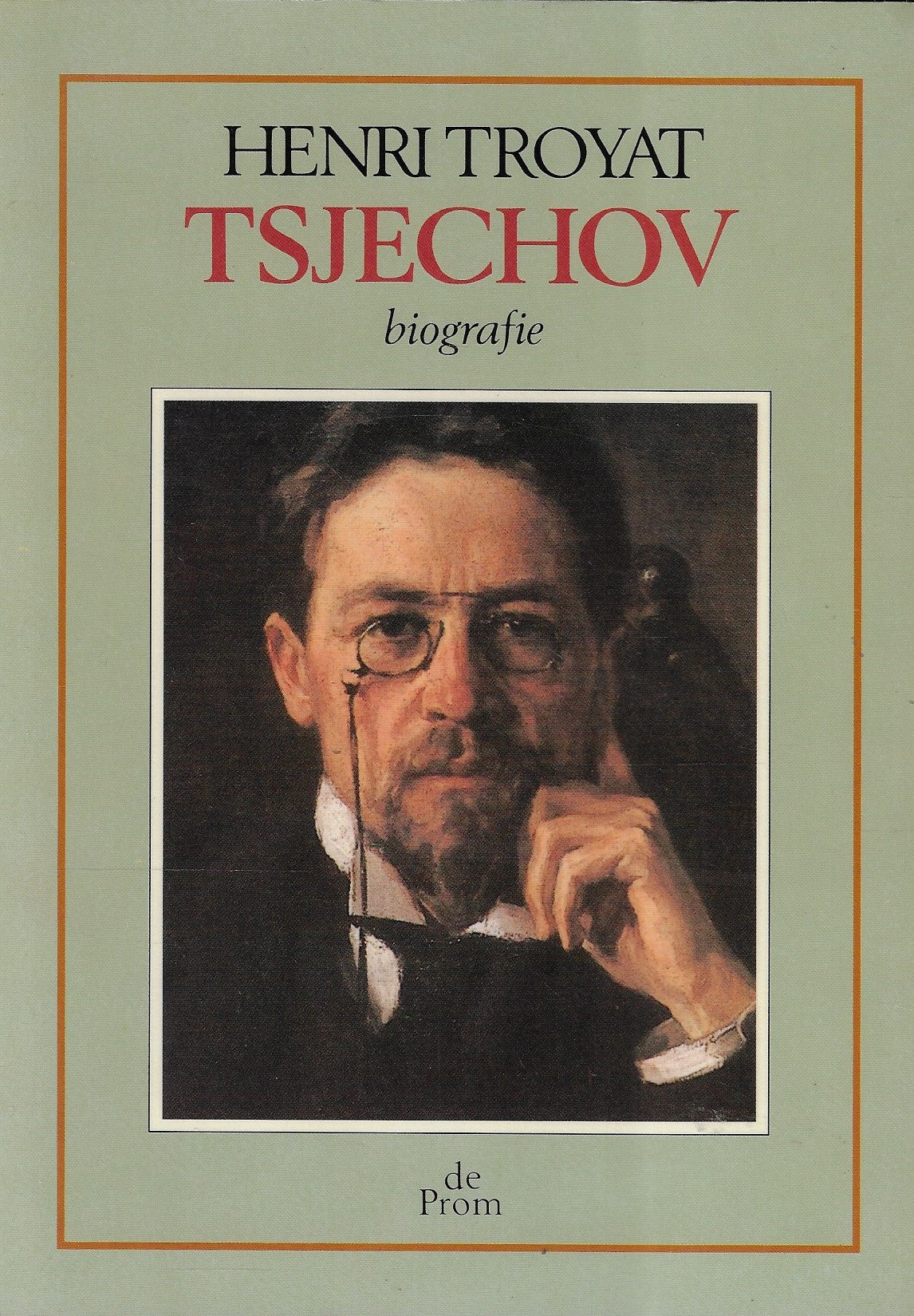Omslag van Tsjechov biografie, tweedehands boek bij Boekhandel Bloks