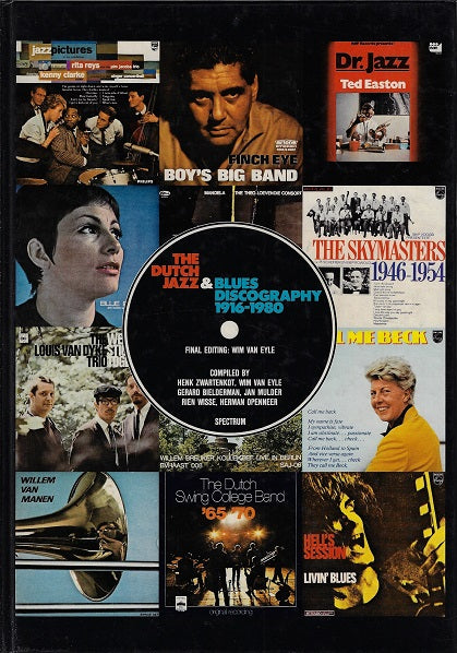Omslag van The Dutch Jazz & Blues Discography 1916-1980, tweedehands boek bij Boekhandel Bloks