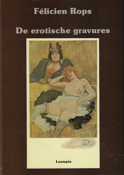 Omslag van Erotische gravures van felicien rops, tweedehands boek bij Boekhandel Bloks