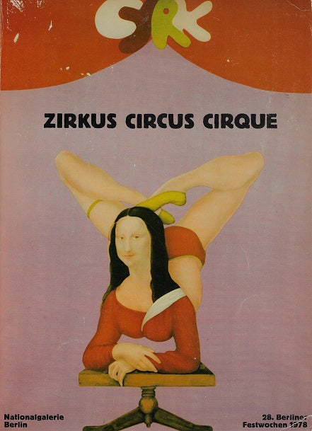 Omslag van Zirkus Circus Cirque door Jorn Merkert, tweedehands boek bij Boekhandel Bloks